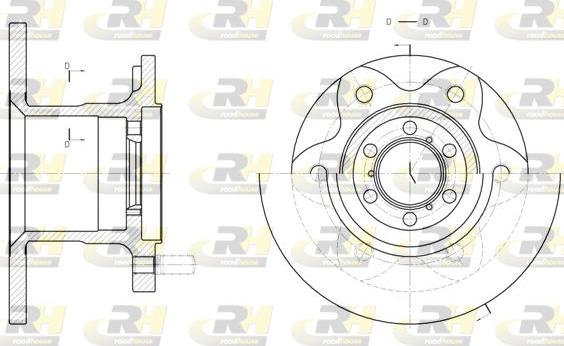 Roadhouse 6290.00 - Гальмівний диск autozip.com.ua