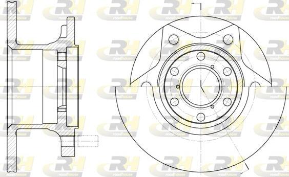 Roadhouse 6242.00 - Гальмівний диск autozip.com.ua