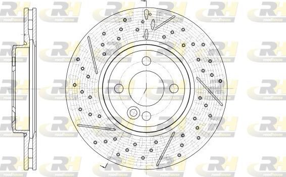 Roadhouse 62543.10 - Гальмівний диск autozip.com.ua