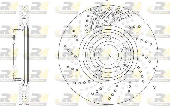 Roadhouse 62528.10 - Гальмівний диск autozip.com.ua