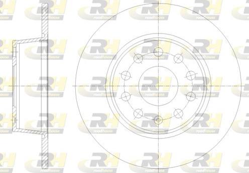 Roadhouse 62098.00 - Гальмівний диск autozip.com.ua