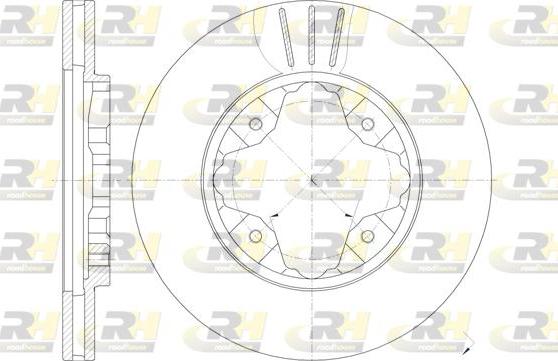 Roadhouse 6205.10 - Гальмівний диск autozip.com.ua