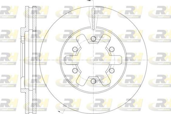 Roadhouse 62089.10 - Гальмівний диск autozip.com.ua