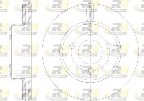 Roadhouse 62117.10 - Гальмівний диск autozip.com.ua