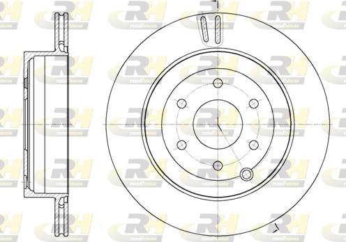 Roadhouse 62135.10 - Гальмівний диск autozip.com.ua