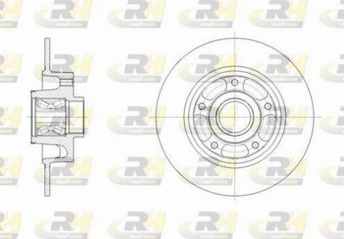 Roadhouse 62138.00 - Гальмівний диск autozip.com.ua