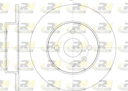 Roadhouse 6789.00 - Гальмівний диск autozip.com.ua