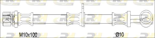 Roadhouse 1904.21 - Гальмівний шланг autozip.com.ua