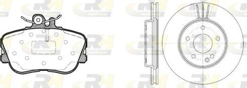 Roadhouse 8445.02 - Комплект гальм, дисковий гальмівний механізм autozip.com.ua