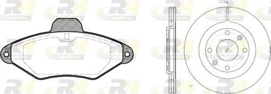 Roadhouse 8438.00 - Гальмівний диск autozip.com.ua