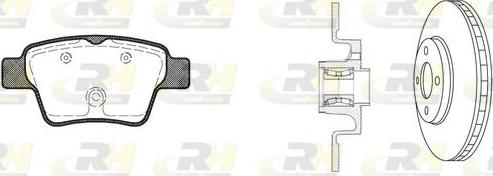 Roadhouse 81138.21 - Комплект гальм, дисковий гальмівний механізм autozip.com.ua