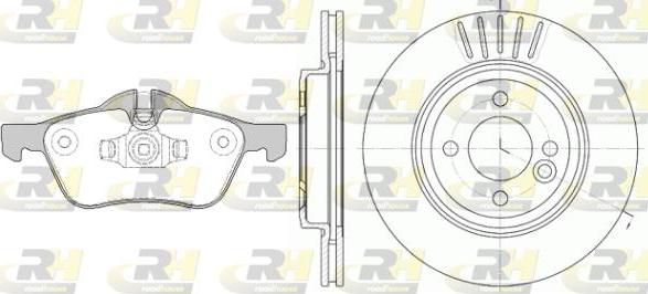 Roadhouse 8864.00 - Комплект гальм, дисковий гальмівний механізм autozip.com.ua