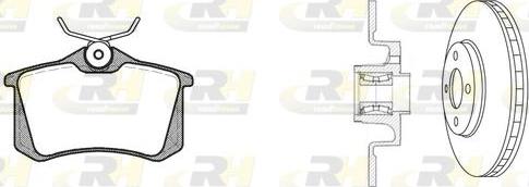 Roadhouse 8263.24 - Комплект гальм, дисковий гальмівний механізм autozip.com.ua