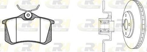 Roadhouse 8263.20 - Комплект гальм, дисковий гальмівний механізм autozip.com.ua