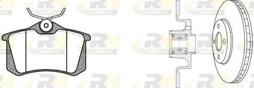 Roadhouse 8263.28 - Комплект гальм, дисковий гальмівний механізм autozip.com.ua