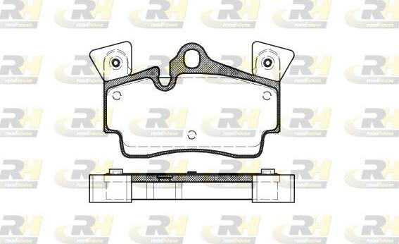 Roadhouse 2996.10 - Гальмівні колодки, дискові гальма autozip.com.ua