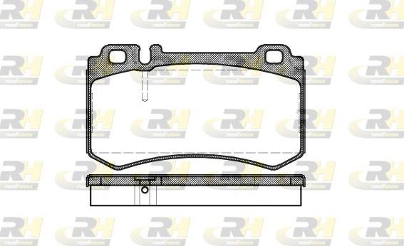 Roadhouse 2993.00 - Гальмівні колодки, дискові гальма autozip.com.ua