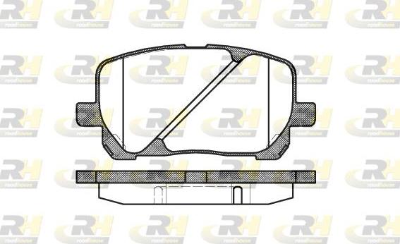 Roadhouse 2954.00 - Гальмівні колодки, дискові гальма autozip.com.ua