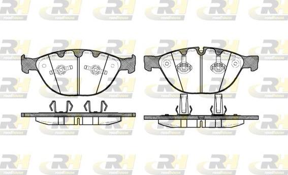 Roadhouse 2958.10 - Гальмівні колодки, дискові гальма autozip.com.ua