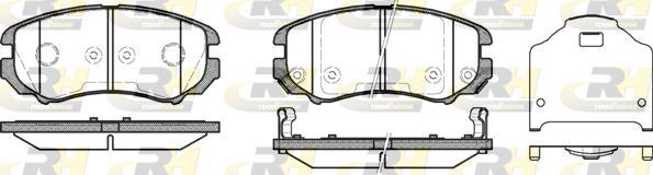 Roadhouse 2953.12 - Гальмівні колодки, дискові гальма autozip.com.ua