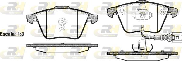 Roadhouse 2964.41 - Гальмівні колодки, дискові гальма autozip.com.ua