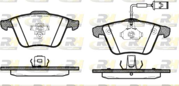 Roadhouse 2964.52 - Гальмівні колодки, дискові гальма autozip.com.ua