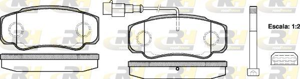 Roadhouse 2961.02 - Гальмівні колодки, дискові гальма autozip.com.ua