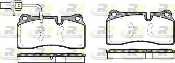 Roadhouse 2983.11 - Гальмівні колодки, дискові гальма autozip.com.ua