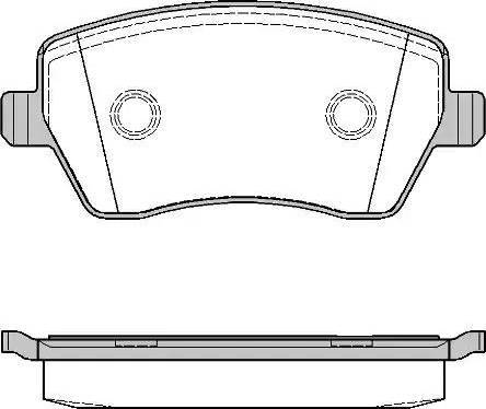 Alpha Brakes HKP-NS-077 - Гальмівні колодки, дискові гальма autozip.com.ua