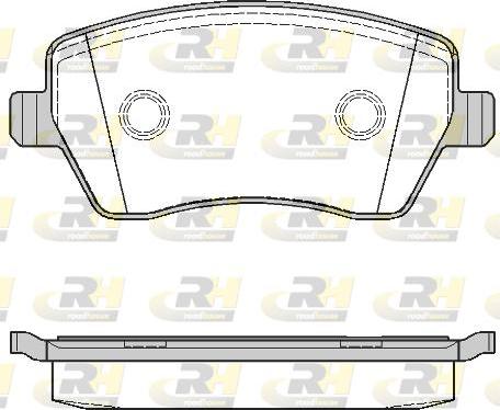 Roadhouse 2987.00 - Гальмівні колодки, дискові гальма autozip.com.ua