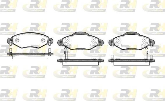 Roadhouse 2978.02 - Гальмівні колодки, дискові гальма autozip.com.ua