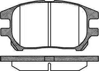 Alpha Brakes HKP-TY-107 - Гальмівні колодки, дискові гальма autozip.com.ua