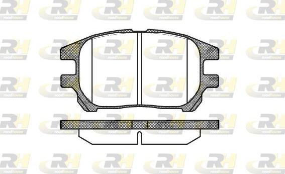 Roadhouse 2972.00 - Гальмівні колодки, дискові гальма autozip.com.ua