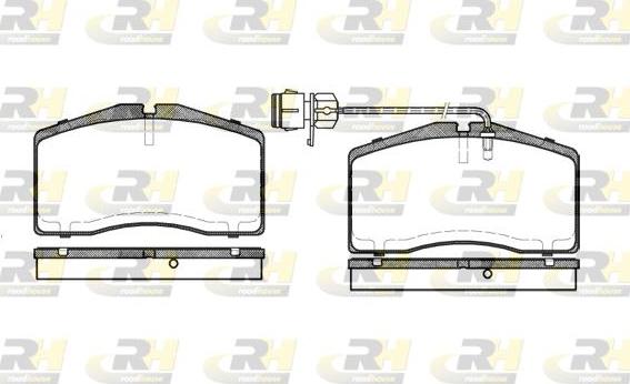 Roadhouse 2448.02 - Гальмівні колодки, дискові гальма autozip.com.ua