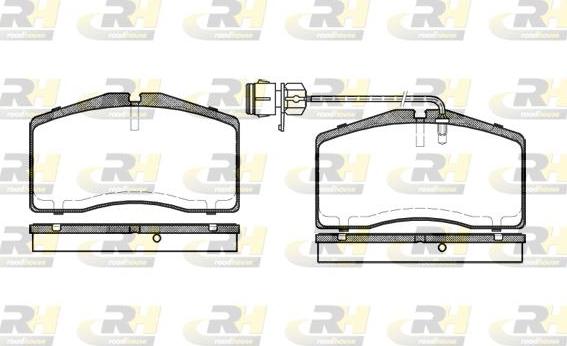 Roadhouse 2448.12 - Гальмівні колодки, дискові гальма autozip.com.ua