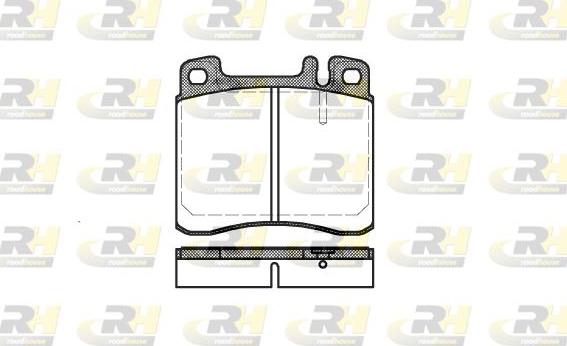 Roadhouse 2408.00 - Гальмівні колодки, дискові гальма autozip.com.ua