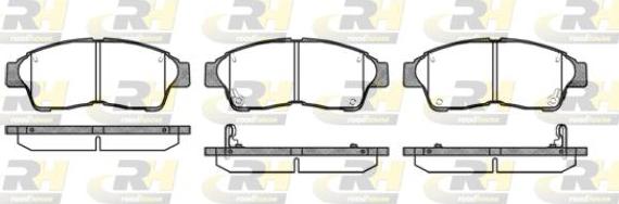 Roadhouse 2402.42 - Гальмівні колодки, дискові гальма autozip.com.ua