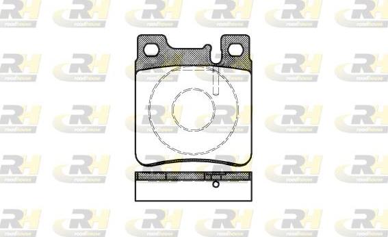 Roadhouse 2407.00 - Гальмівні колодки, дискові гальма autozip.com.ua