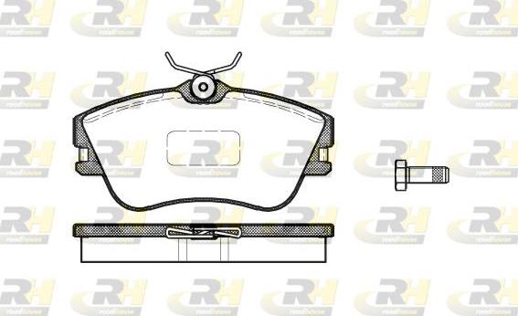 Roadhouse 2480.00 - Гальмівні колодки, дискові гальма autozip.com.ua