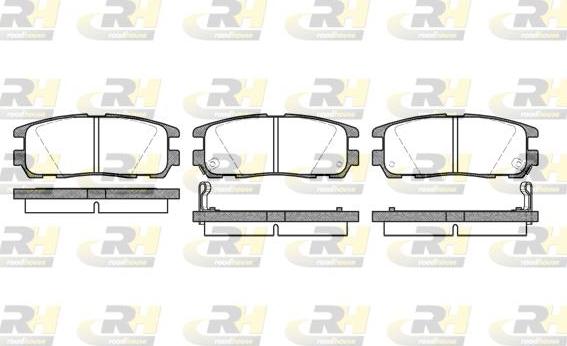 Roadhouse 2426.02 - Гальмівні колодки, дискові гальма autozip.com.ua