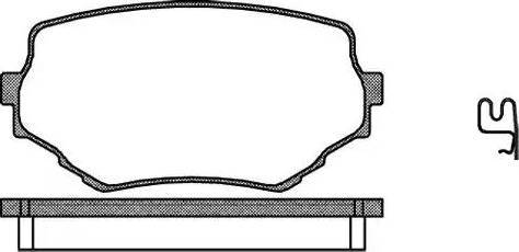 Alpha Brakes HKP-SU-001 - Гальмівні колодки, дискові гальма autozip.com.ua