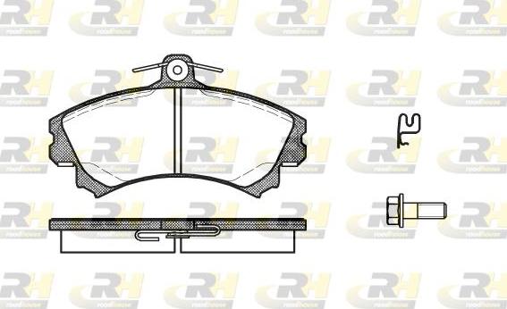 Roadhouse 2590.21 - Гальмівні колодки, дискові гальма autozip.com.ua