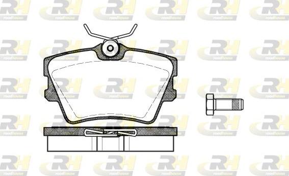 Roadhouse 2591.00 - Гальмівні колодки, дискові гальма autozip.com.ua