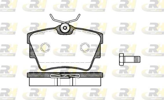 Roadhouse 2591.10 - Гальмівні колодки, дискові гальма autozip.com.ua