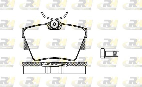 Roadhouse 2591.30 - Гальмівні колодки, дискові гальма autozip.com.ua