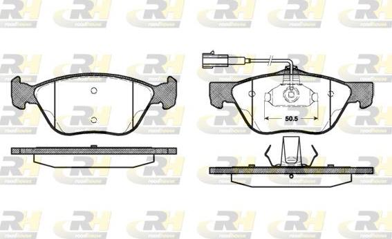 Roadhouse 2589.32 - Гальмівні колодки, дискові гальма autozip.com.ua