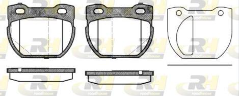 Roadhouse 2584.20 - Гальмівні колодки, дискові гальма autozip.com.ua