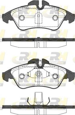 Roadhouse 2578.10 - Гальмівні колодки, дискові гальма autozip.com.ua