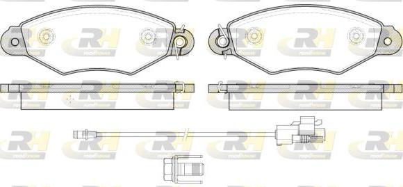 Roadhouse 2643.30 - Гальмівні колодки, дискові гальма autozip.com.ua