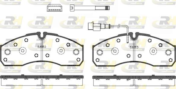 Roadhouse 2651.42 - Гальмівні колодки, дискові гальма autozip.com.ua